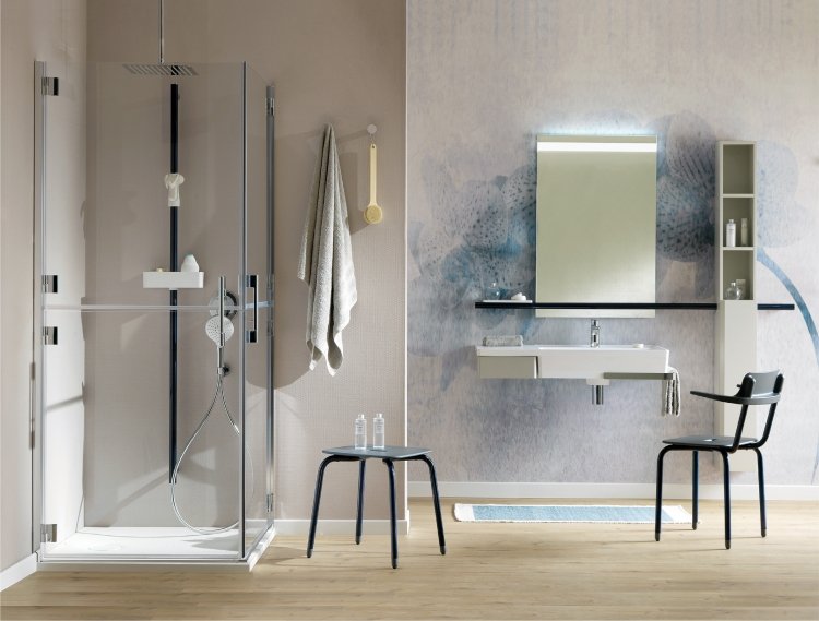 doccia attrazzata da pontegiulio per essere sciura e accessibile