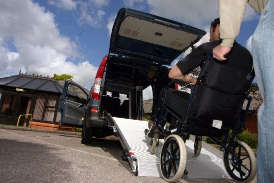 rampa mobile carrozzine