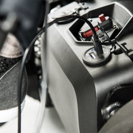 ricarica carrozzina elettronica juvo