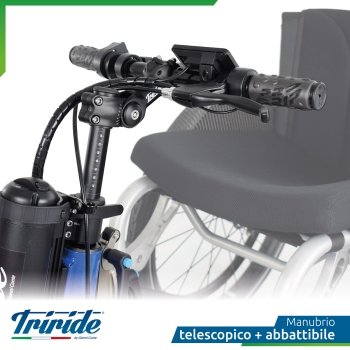manubrio telescopico triride