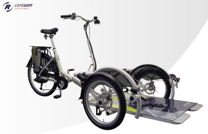 bicicletta disabili carrozzina