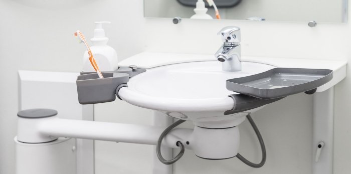 lavandino regolabile per persone disabili e anziane