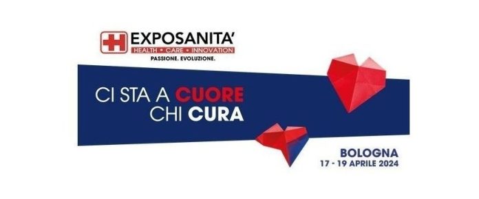 logo exposanità con le date: 11 -12-13 maggio2022
