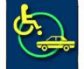 logo: disabile in carrozzina e un'auto