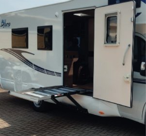 pedana camper disabili