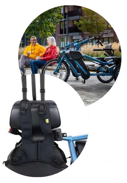 Tandem affiancato a tre ruote per persone con disabilità bici disabili tandem 1