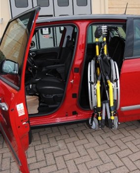 verricello auto carrozzina