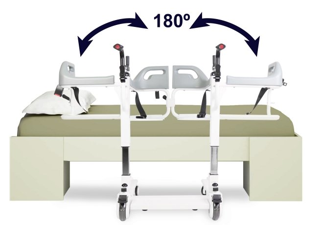 Sedia a rotelle con funzione sollevatore e sedia comoda per anziani e disabili trasferire disabili 1