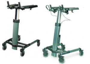 i due modelli deambulatore taurus: a regolazione elettrica e a regolazione manuale