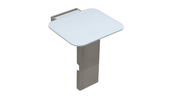 seggiolino doccia richiudibile con piedi a terra