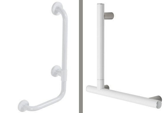 Bagno sicuro. Come attrezzare la doccia per evitare cadute e scivolamenti in persone anziane o disabili maniglioni bagno a L