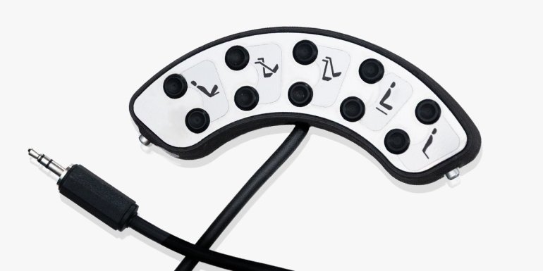 tastierini per il controllo della carrozzina elettronica