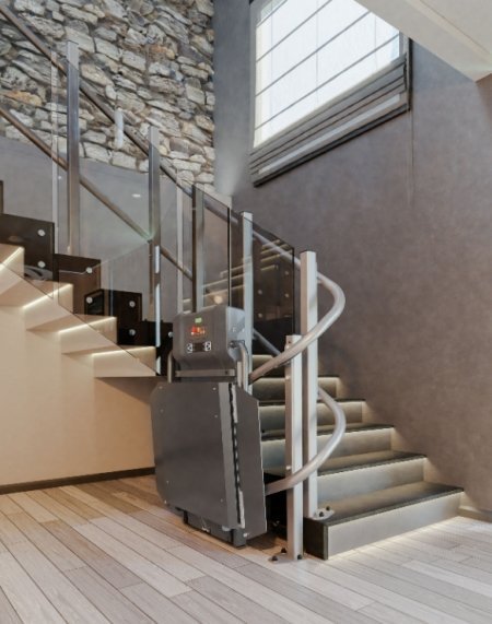 piattaforma per carrozzine disabili richiusa