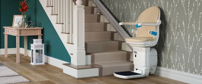 montascale su scala interna