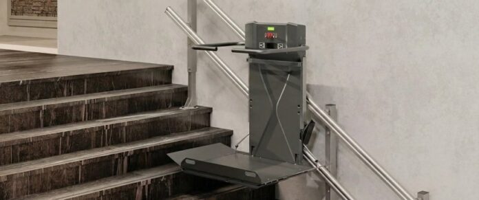 montascala su una scala interna