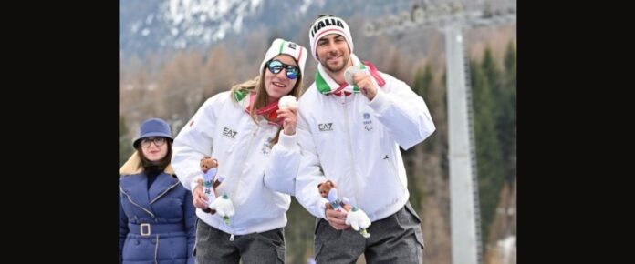 Chiara Mazzel e Fabrizio Casal. crediti: Mezzelani GMT CIP