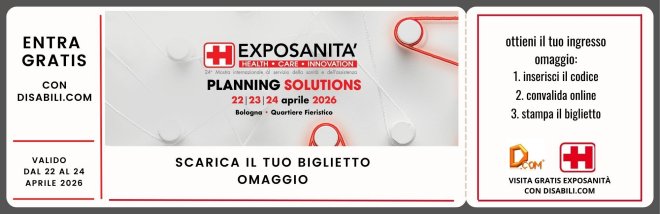 illustrazione di un biglietto omaggio per exposanità 2026