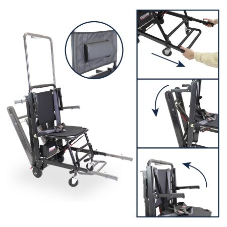 dotazioni del montascale a cingoli 